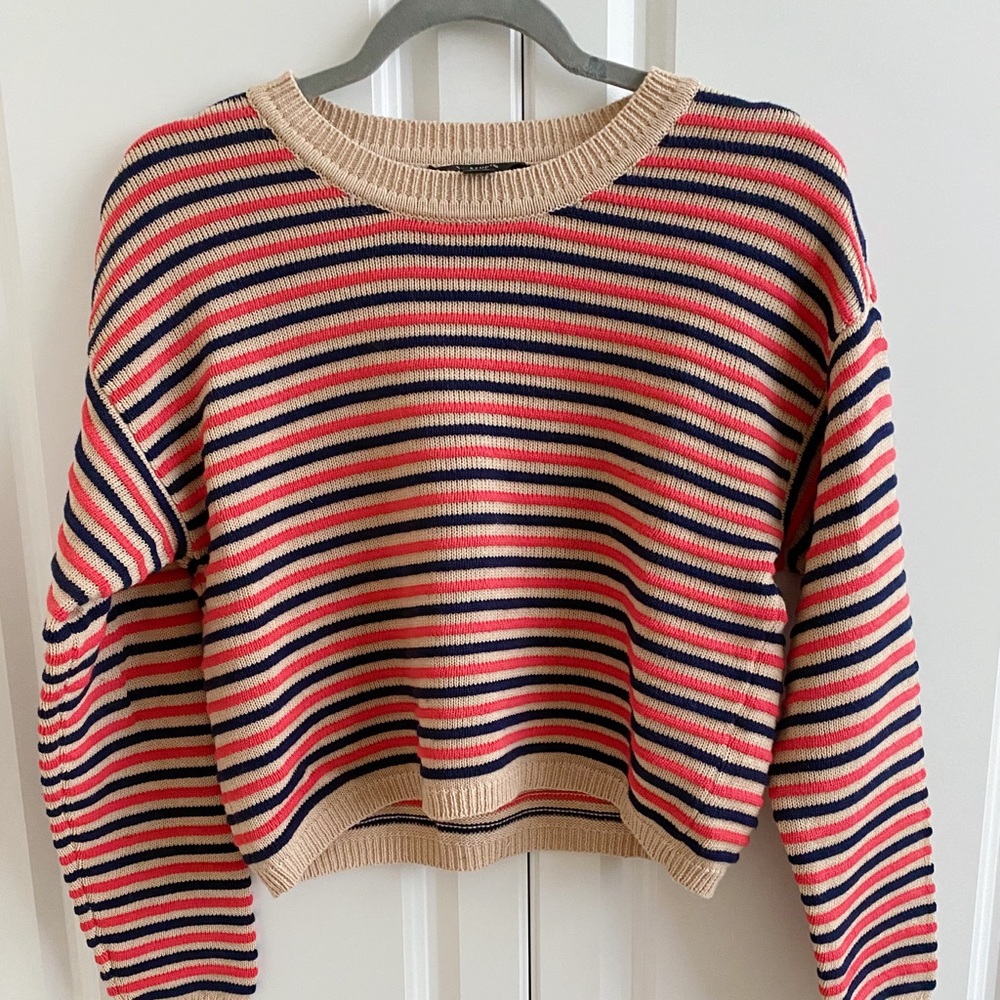 American Eagle Cropped Knit Sweater